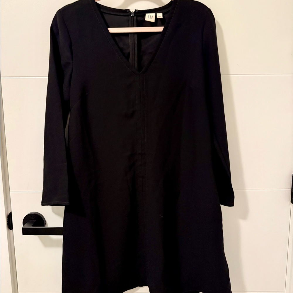 GAP Black Long Sleeve Dress